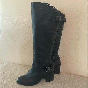 Franco Sarto Tempest size 8 tall black boot